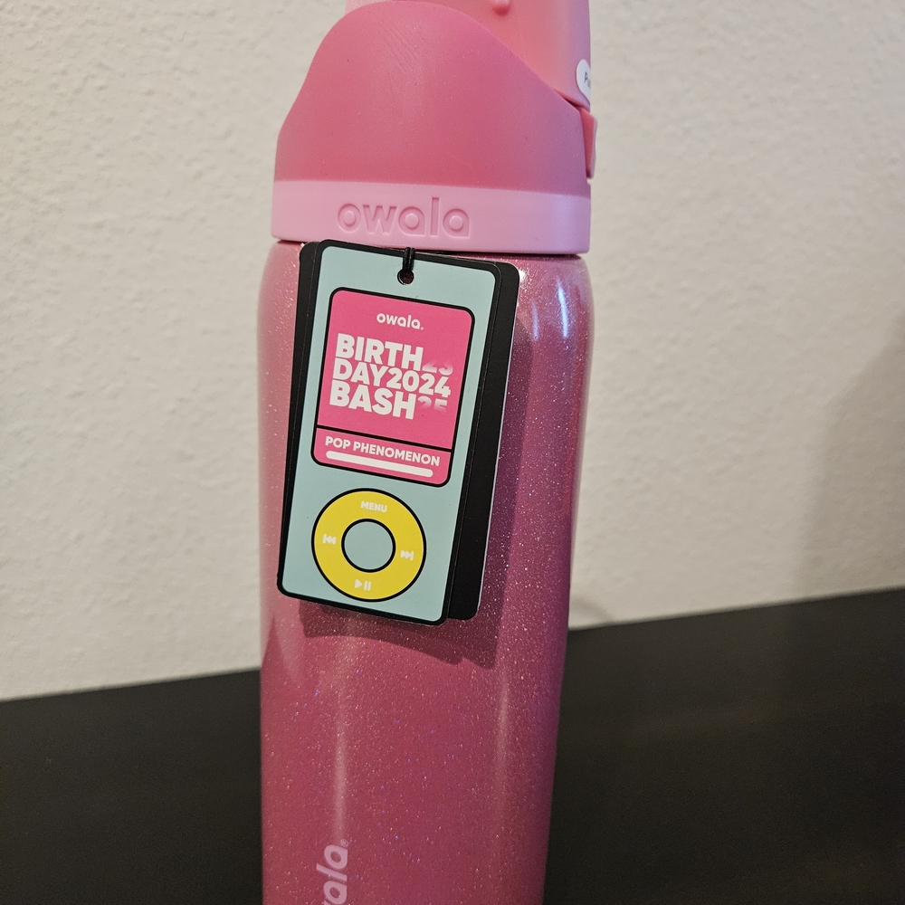 Owala Pink Water Bottle